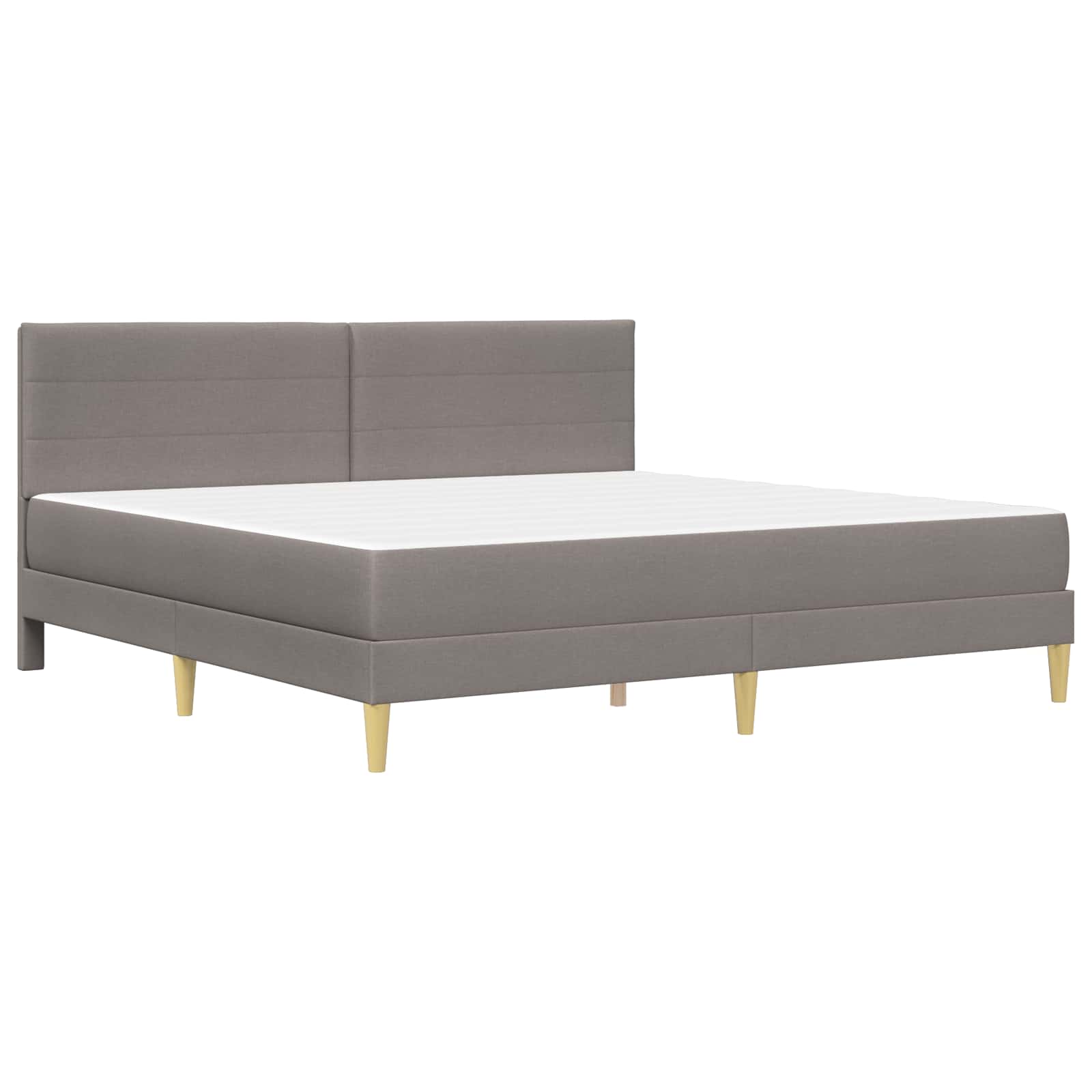 Estructura de cama 200 x 200 cm Taupé