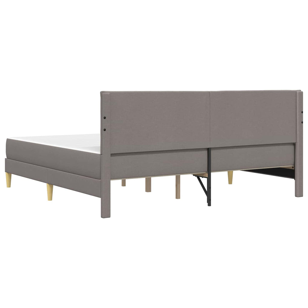 Estructura de cama 200 x 200 cm Taupé