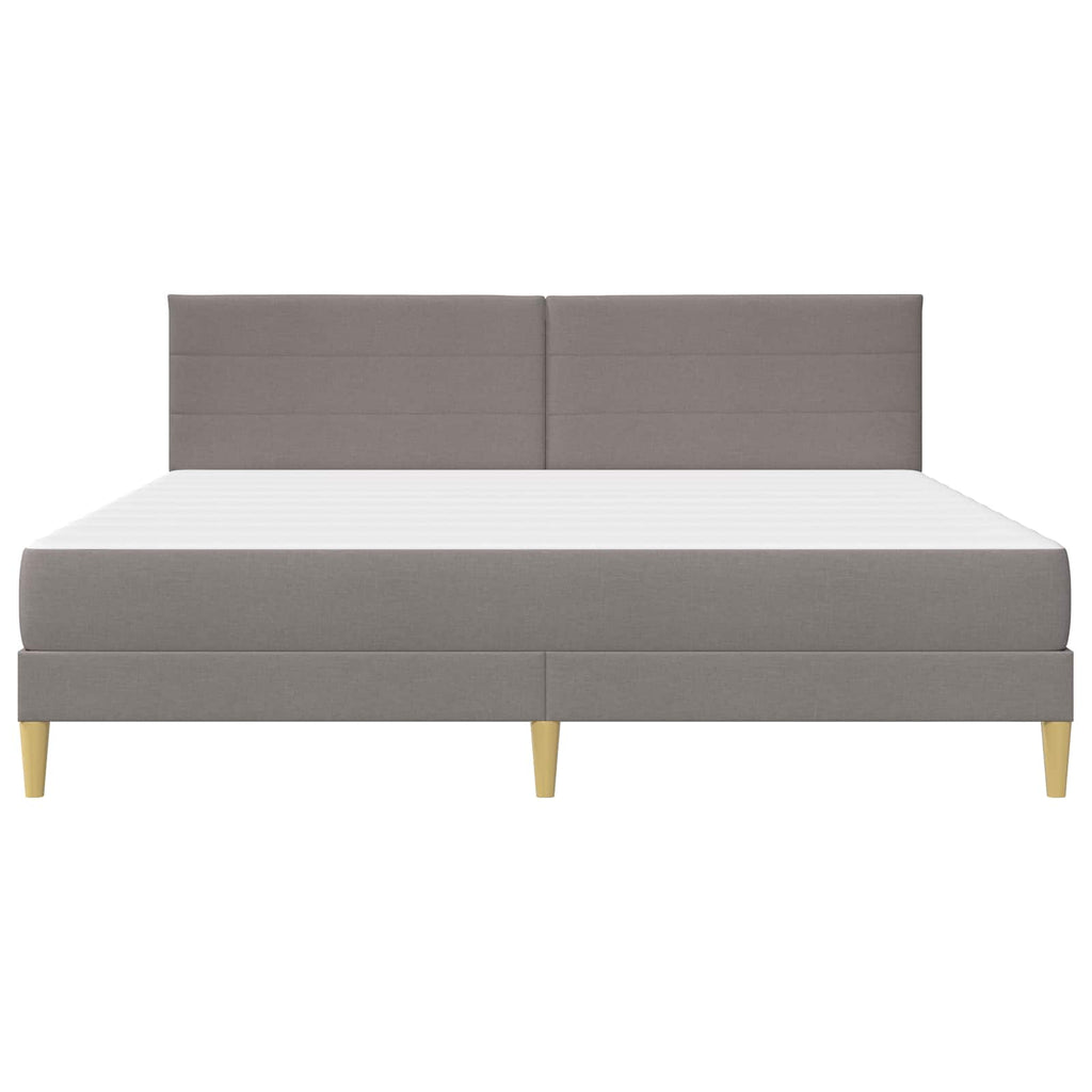 Estructura de cama 200 x 200 cm Taupé