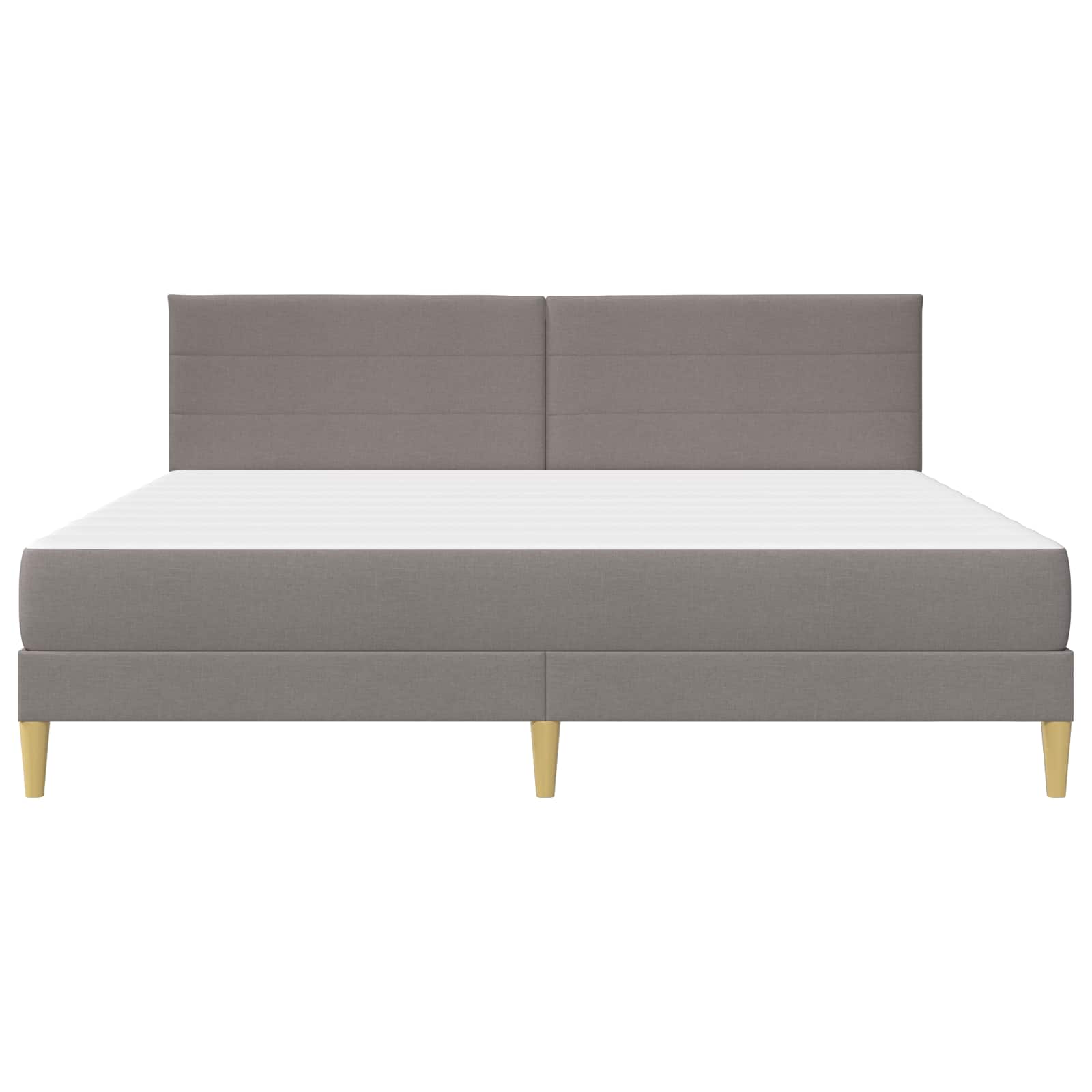 Estructura de cama 200 x 200 cm Taupé
