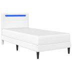 Estructura de cama Blanco 100 x 200 cm Cuero sintético