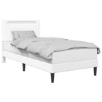 Estructura de cama Blanco 100 x 200 cm Cuero sintético
