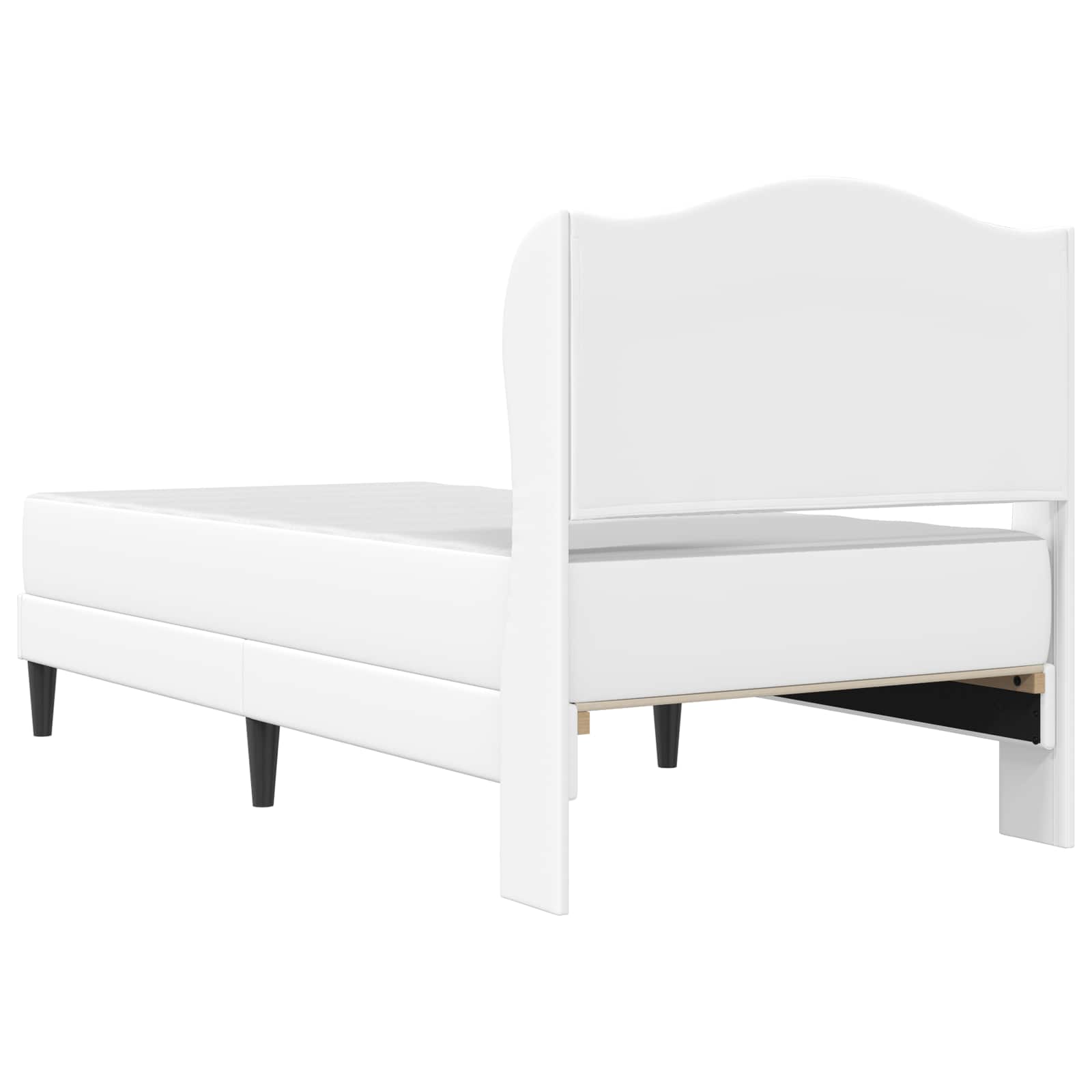 Estructura de cama Blanco 100 x 200 cm Cuero sintético