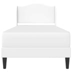 Estructura de cama Blanco 100 x 200 cm Cuero sintético