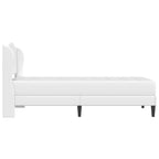 Estructura de cama Blanco 100 x 200 cm Cuero sintético