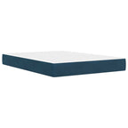 Estructura de cama 2 pcs Azul 120 x 190 cm Terciopelo