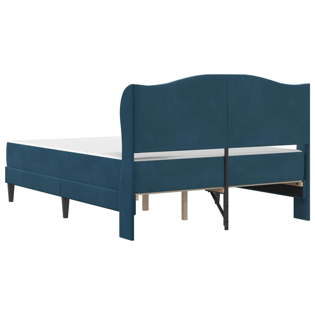 Estructura de cama 2 pcs Azul 120 x 190 cm Terciopelo