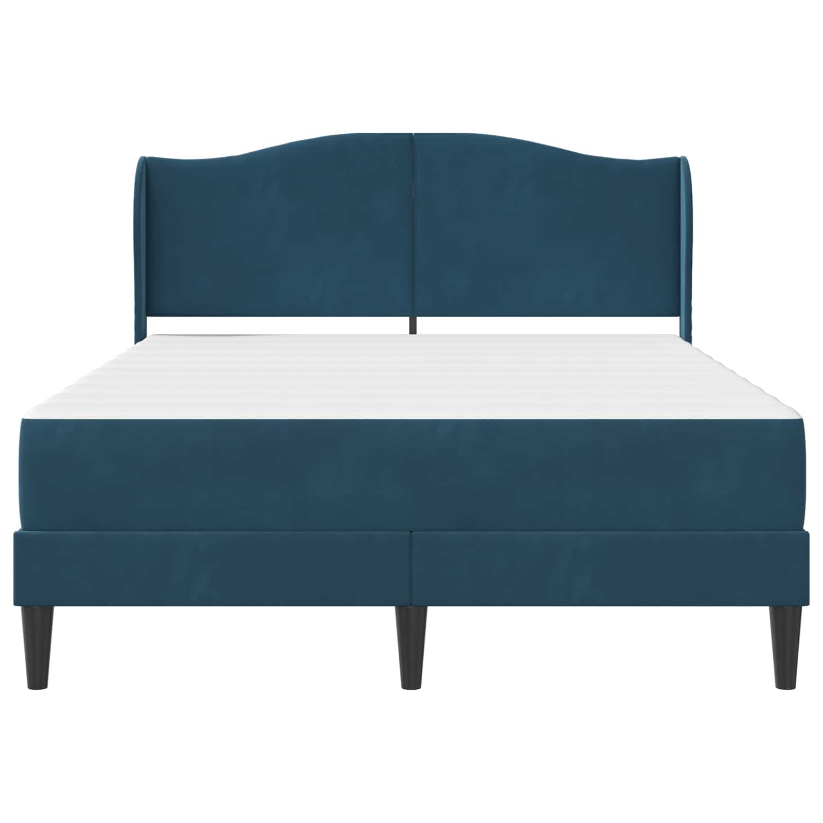 Estructura de cama 2 pcs Azul 120 x 190 cm Terciopelo