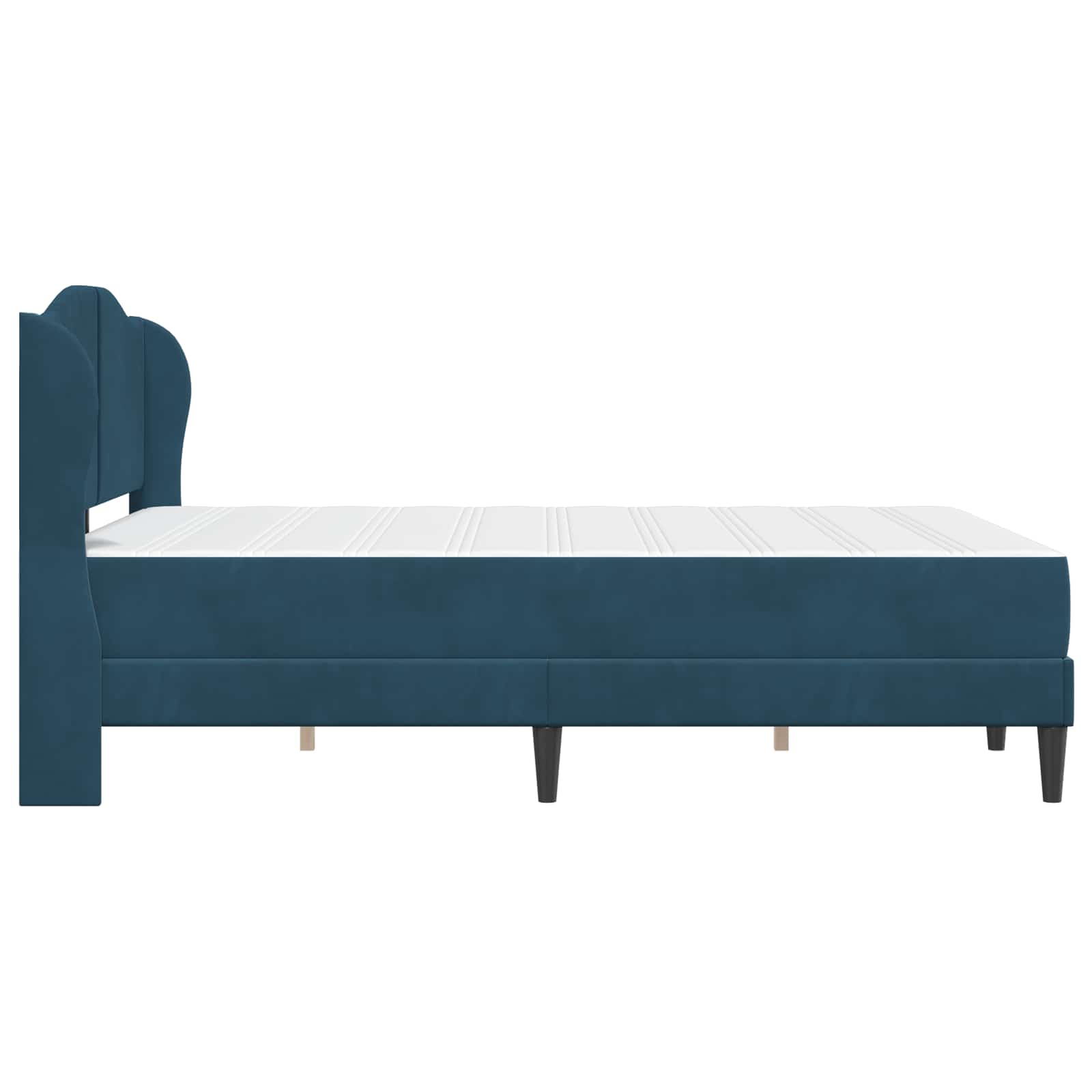 Estructura de cama 2 pcs Azul 120 x 190 cm Terciopelo