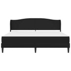 Estructura de cama Negro 180 x 200 cm Cuero sintético