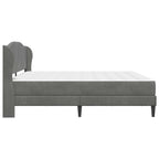 Estructura de cama Gris oscuro 180 x 200 cm Terciopelo
