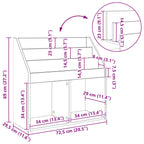Estantería para Niños 72,5 x 29,5 x 69 cm Madera de ingeniería