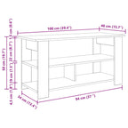 Soporte para TV 100 x 40 x 50 cm