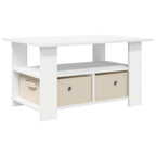 Mesa de Café con cajón 77 x 55 x 42 cm Madera de ingeniería