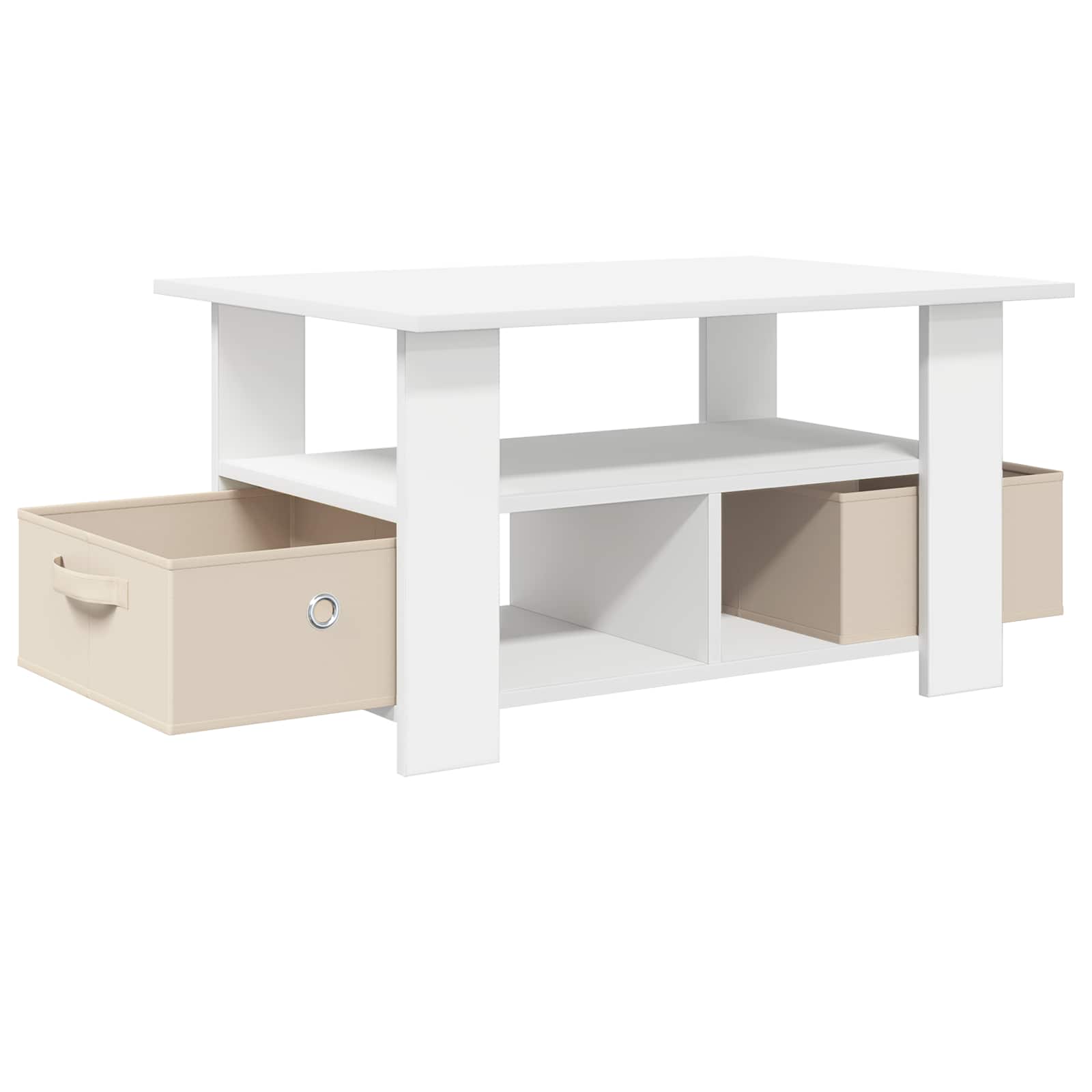 Mesa de Café con cajón 77 x 55 x 42 cm Madera de ingeniería