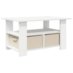 Mesa de Café con cajón 77 x 55 x 42 cm Madera de ingeniería