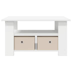 Mesa de Café con cajón 77 x 55 x 42 cm Madera de ingeniería