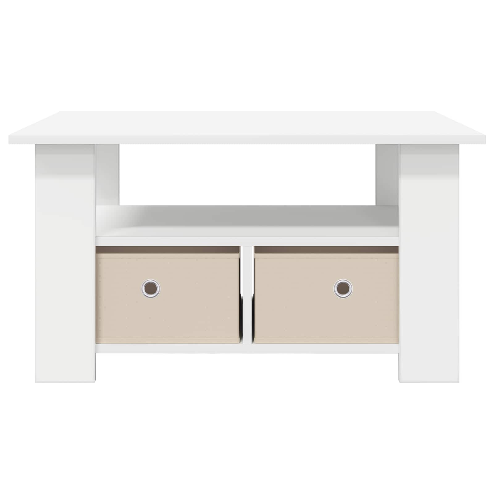 Mesa de Café con cajón 77 x 55 x 42 cm Madera de ingeniería