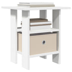 Mesita de Noche 2 pcs 41 x 40 x 45 cm Madera de ingeniería