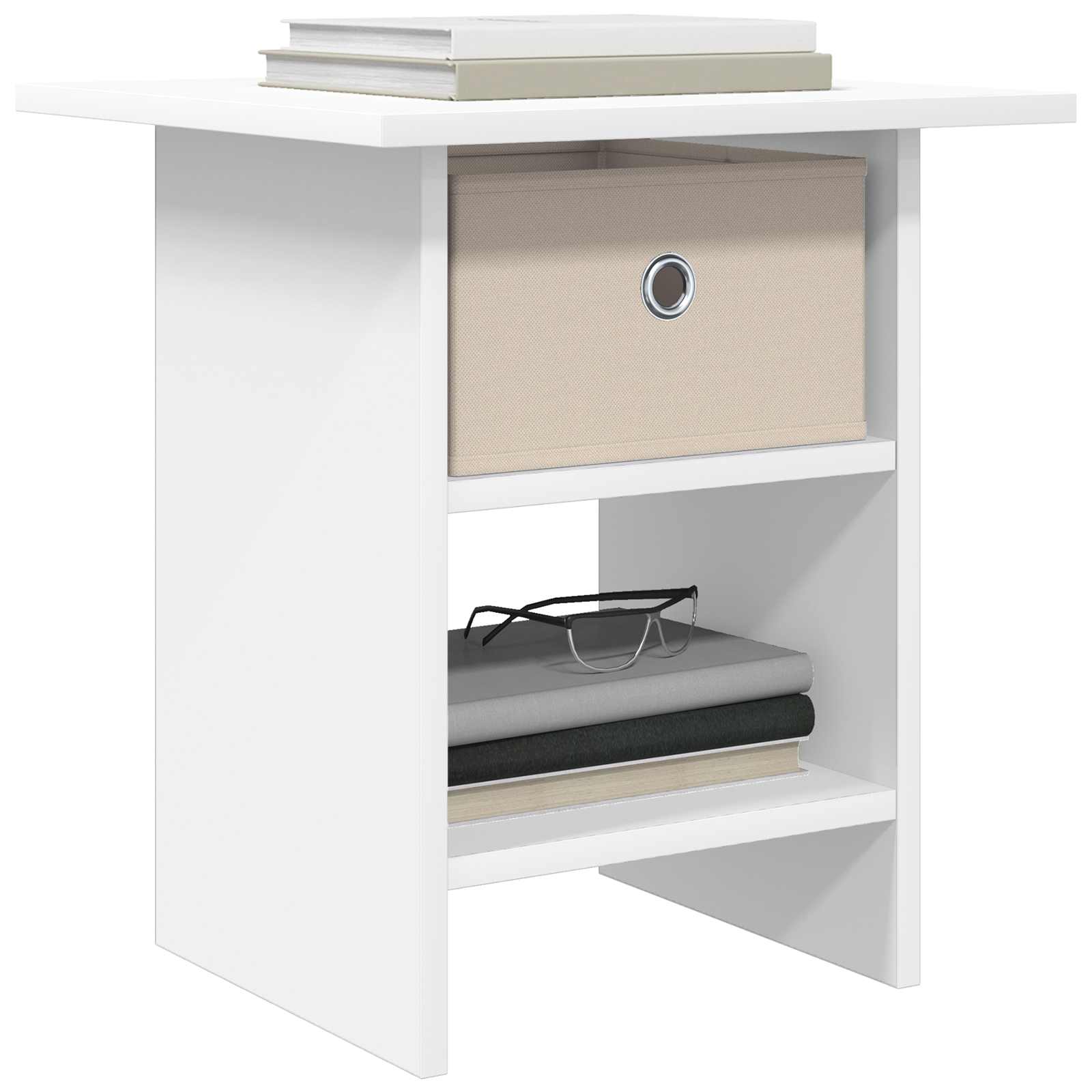 Mesita de Noche 2 pcs 41 x 40 x 45 cm Madera de ingeniería