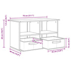 Soporte para TV con cajón 79 x 40 x 48 cm