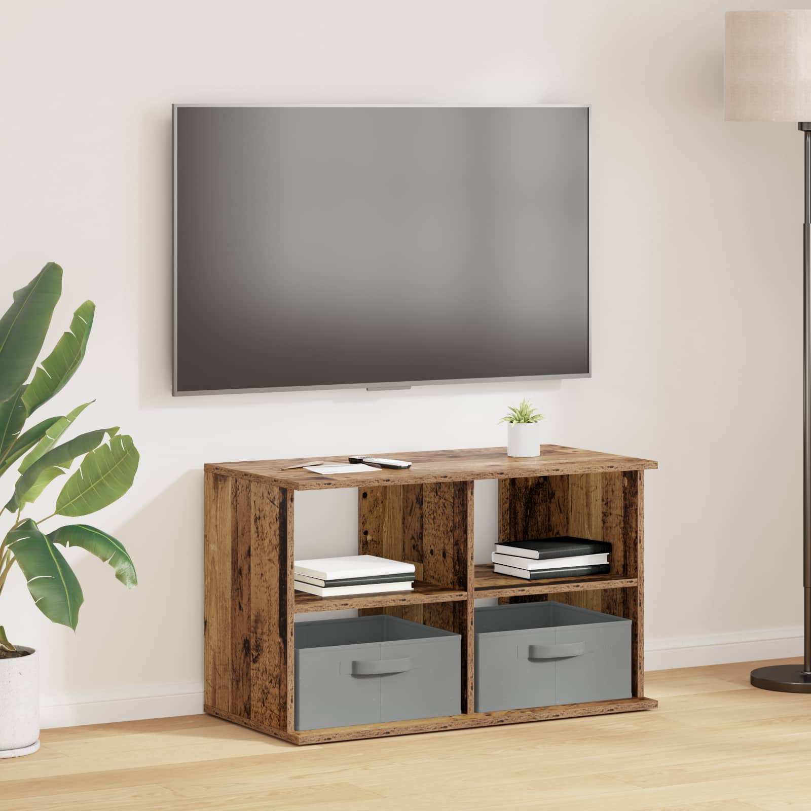 Soporte para TV con cajón 79 x 40 x 48 cm