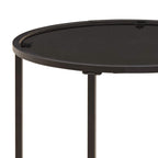 Juego de Mesas de Centro 2 pcs 55 x 55 x 45 cm acero