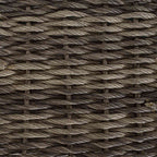 Silla de exterior 2 pcs Gris y Gris Oscuro ratán sintético