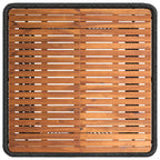 Conjunto de Comedor de Jardín con cojín 3 pcs Beige y Crema