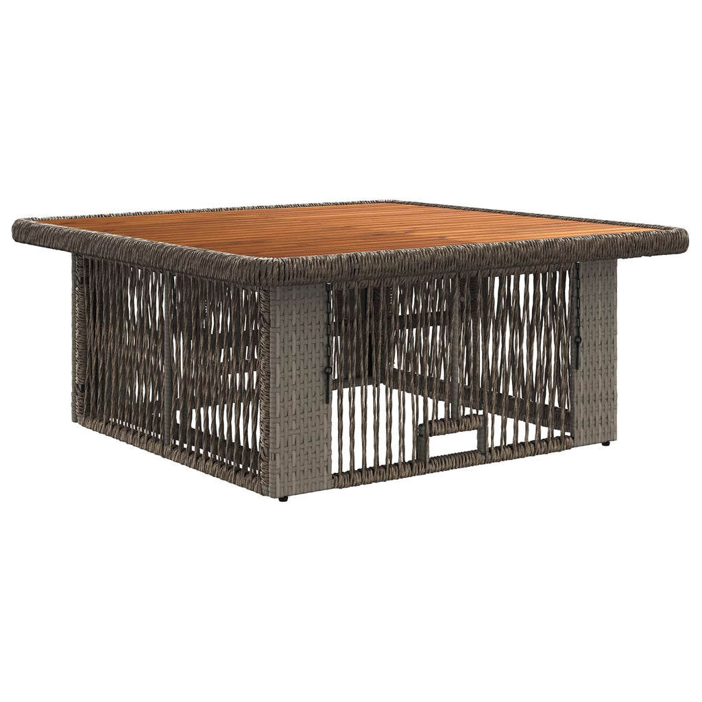 Conjunto de Comedor de Jardín 3 pcs Gris y Gris Oscuro