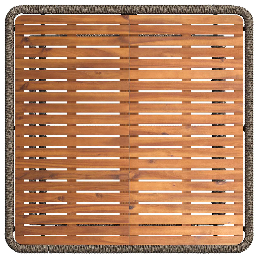 Conjunto de Comedor de Jardín 3 pcs Gris y Gris Oscuro