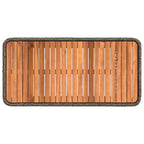 Conjunto de Comedor de Jardín 4 pcs Gris y Gris Oscuro