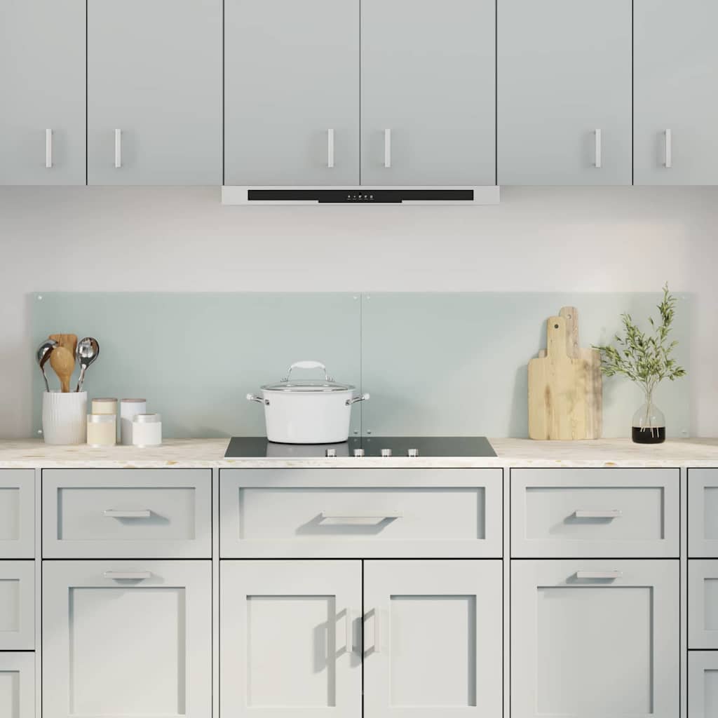 Kitchen splashback 110 x 40 cm tempered glass