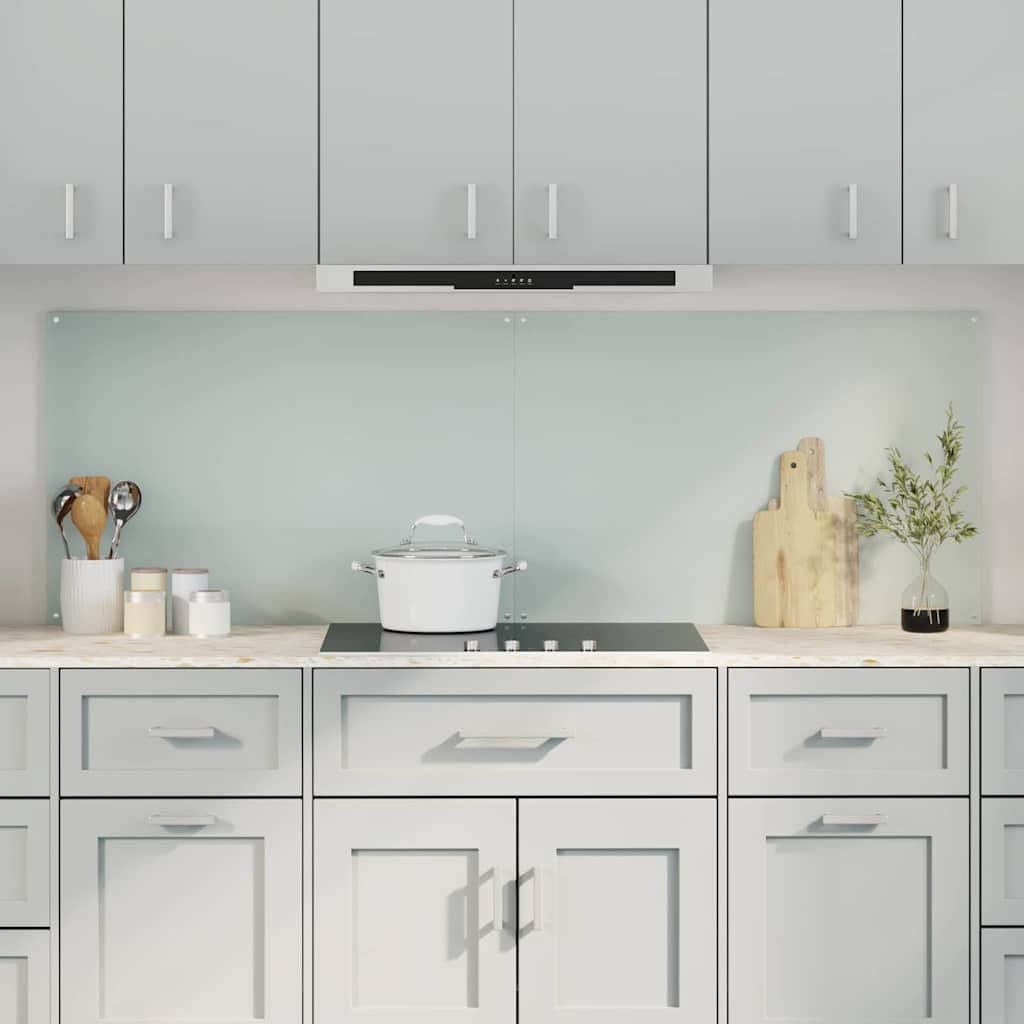 Kitchen splashback 110 x 40 cm tempered glass