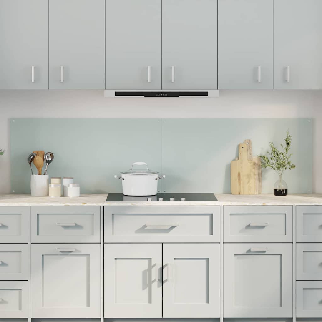 Kitchen splashback 110 x 40 cm tempered glass