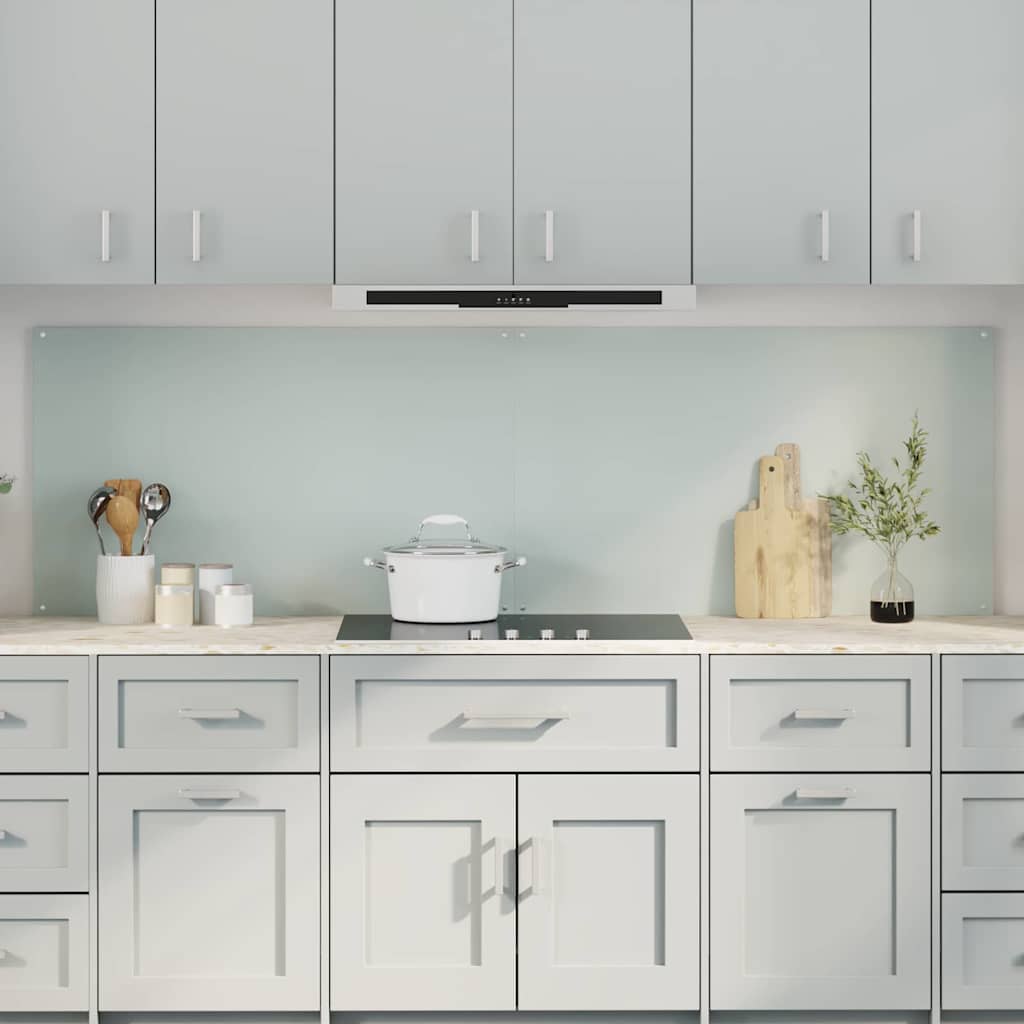 Kitchen splashback 110 x 40 cm tempered glass