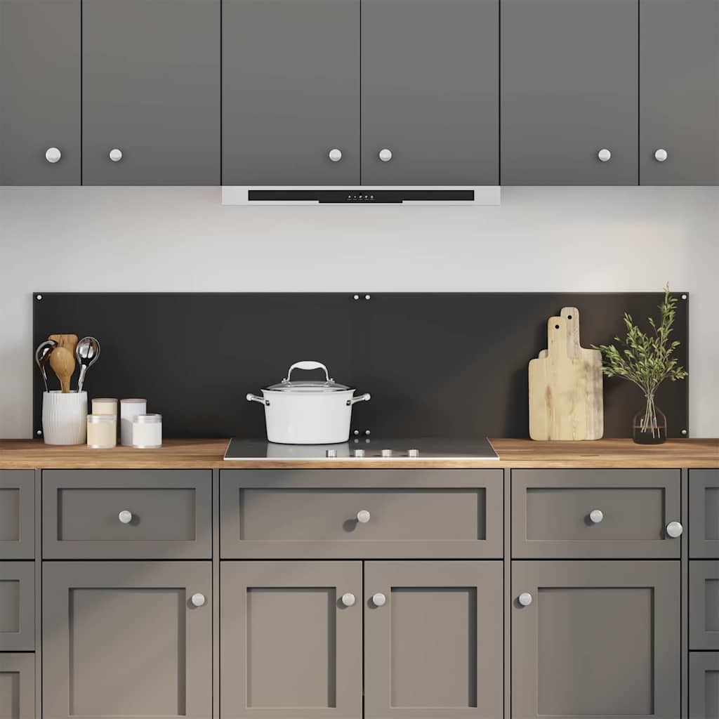 Kitchen splashback 110 x 40 cm tempered glass