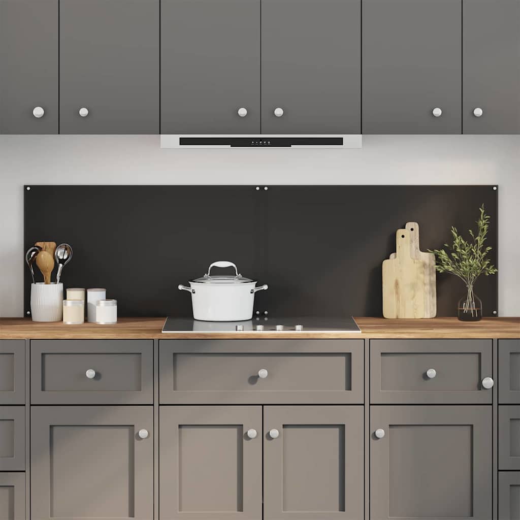 Kitchen splashback 110 x 40 cm tempered glass