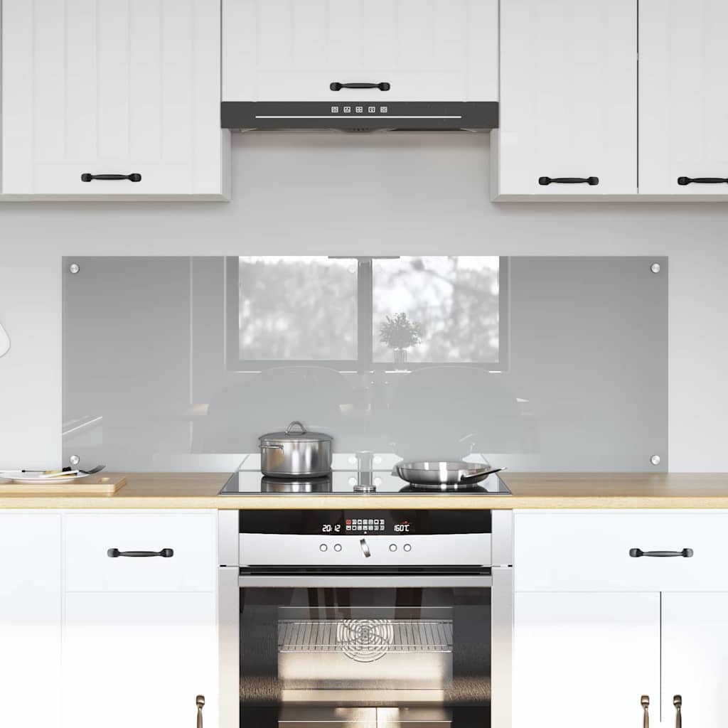 Kitchen splashback 110 x 40 cm tempered glass