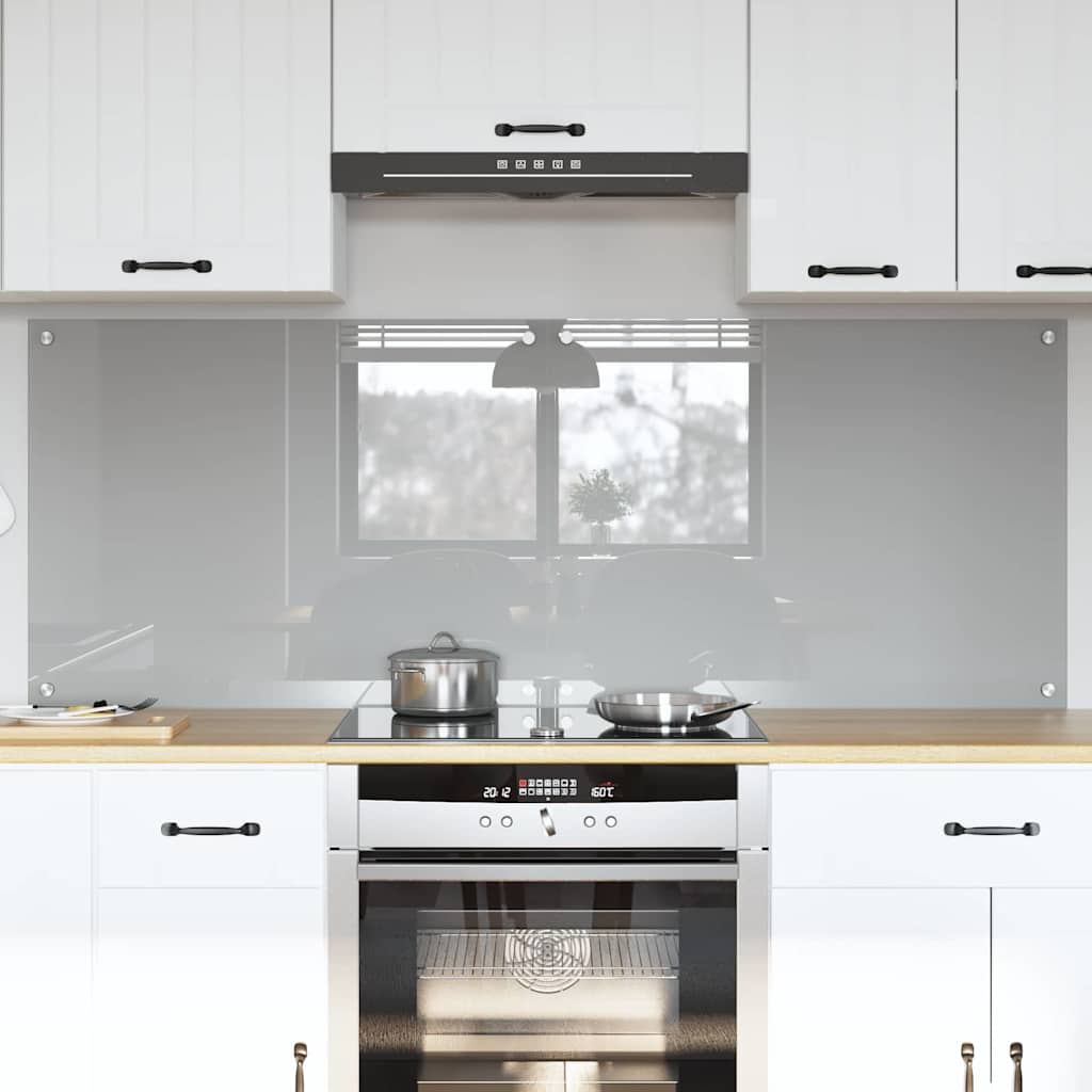 Kitchen splashback 110 x 40 cm tempered glass