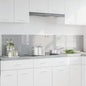 Kitchen splashback 110 x 40 cm tempered glass