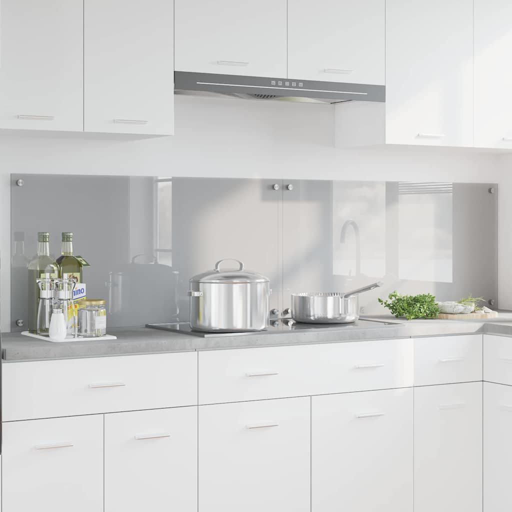 Kitchen splashback 110 x 40 cm tempered glass