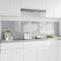 Kitchen splashback 110 x 40 cm tempered glass