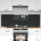 Kitchen splashback 110 x 40 cm tempered glass