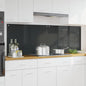 Kitchen splashback 110 x 40 cm tempered glass