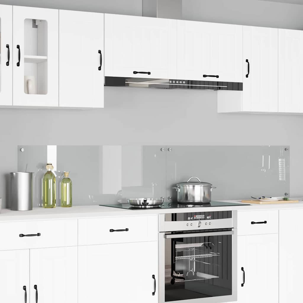 Kitchen splashback 110 x 40 cm tempered glass