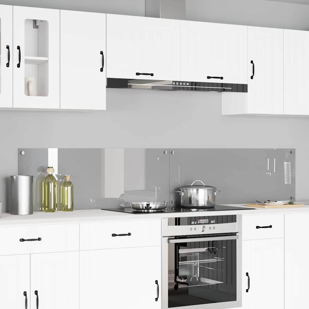 Kitchen splashback 110 x 40 cm tempered glass