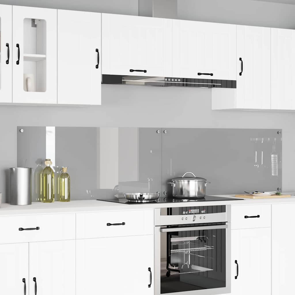 Kitchen splashback 110 x 40 cm tempered glass