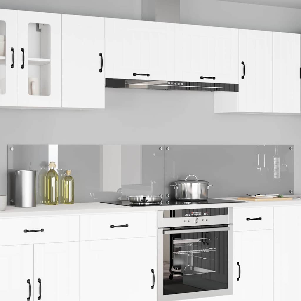 Kitchen splashback 110 x 40 cm tempered glass