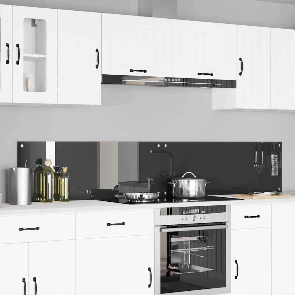 Kitchen splashback 110 x 40 cm tempered glass